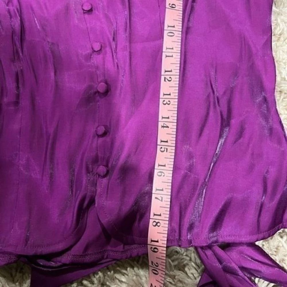 NWT Adelyn Rae metallic blousesize small - Picture 15 of 16